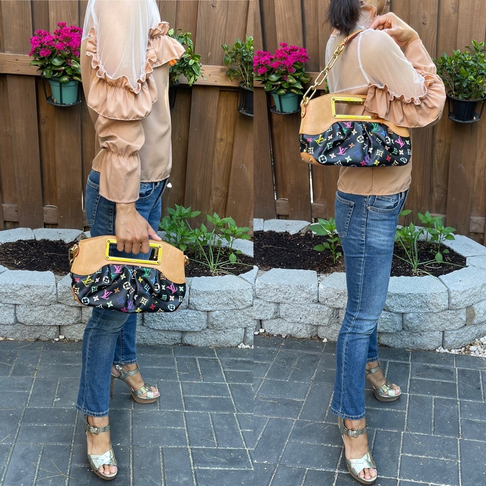 Louis Vuitton Judy PM Monogram Multicolor Blanc